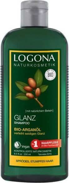 Logona Szampon nadajacy połysk z bio-olejem arganowym 250ml 1