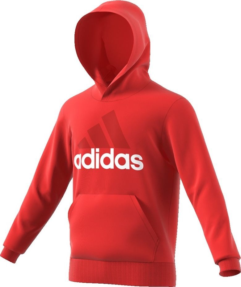 Adidas Bluza męska Essentials Lin P/O FT czerwona r. L (CW3860) ID produktu: 6131192