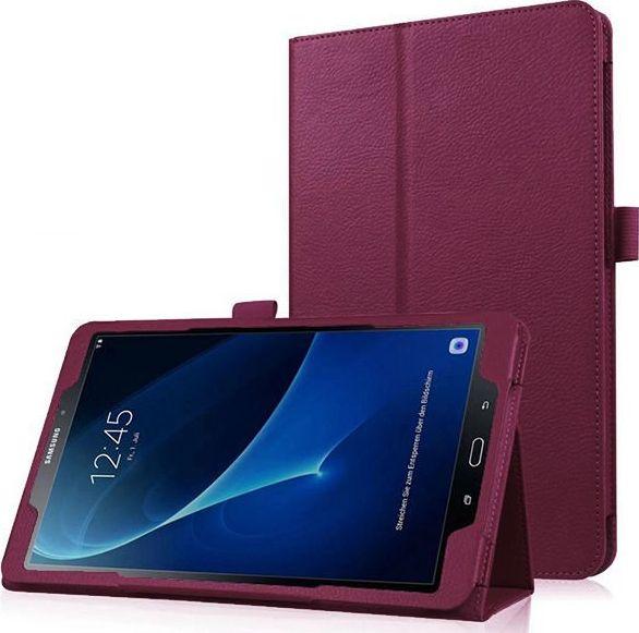 Etui na tablet 4kom.pl Etui stojak do Samsung Galaxy Tab A 10.1'' T580, T585 Fioletowe uniwersalny 1