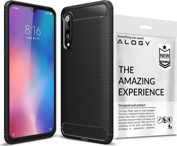 Alogy Etui Alogy Rugged Armor do Xiaomi Mi 9 czarne uniwersalny 1