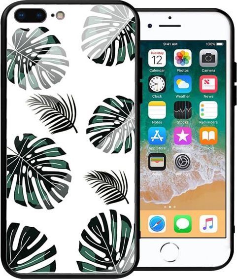 Alogy Glass Armor Case do Apple iPhone 7/8 Plus Liście uniwersalny 1