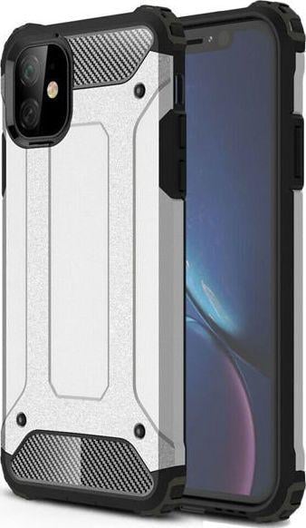 Alogy Etui Hard Armor do Samsung Galaxy A50 Srebrne uniwersalny 1