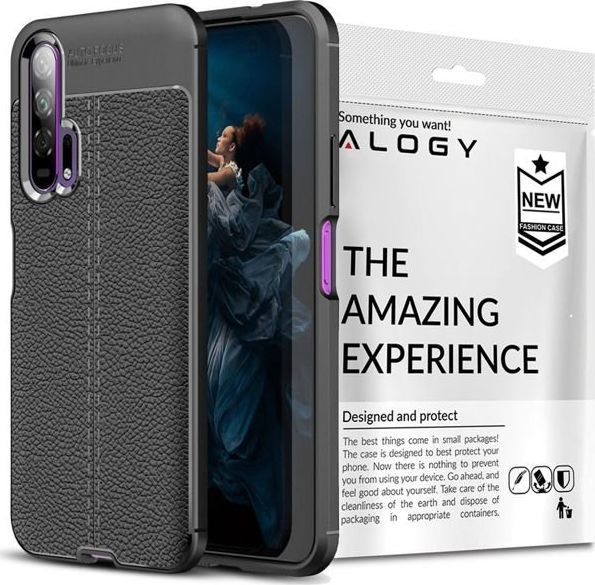 Alogy Etui Alogy Leather Armor do Huawei Honor 20 Pro czarne uniwersalny 1