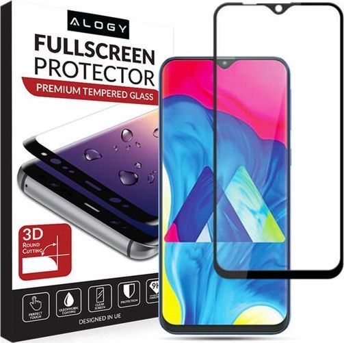 Alogy Szkło hartowane Alogy Full Glue do Samsung Galaxy M20 Czarne uniwersalny 1