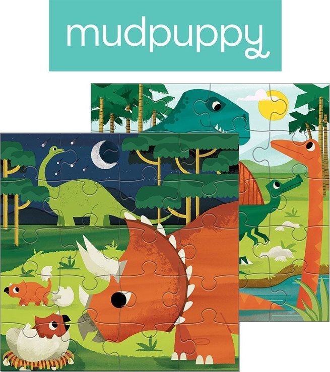 Mudpuppy Puzzle magnetyczne Dinozaury 1