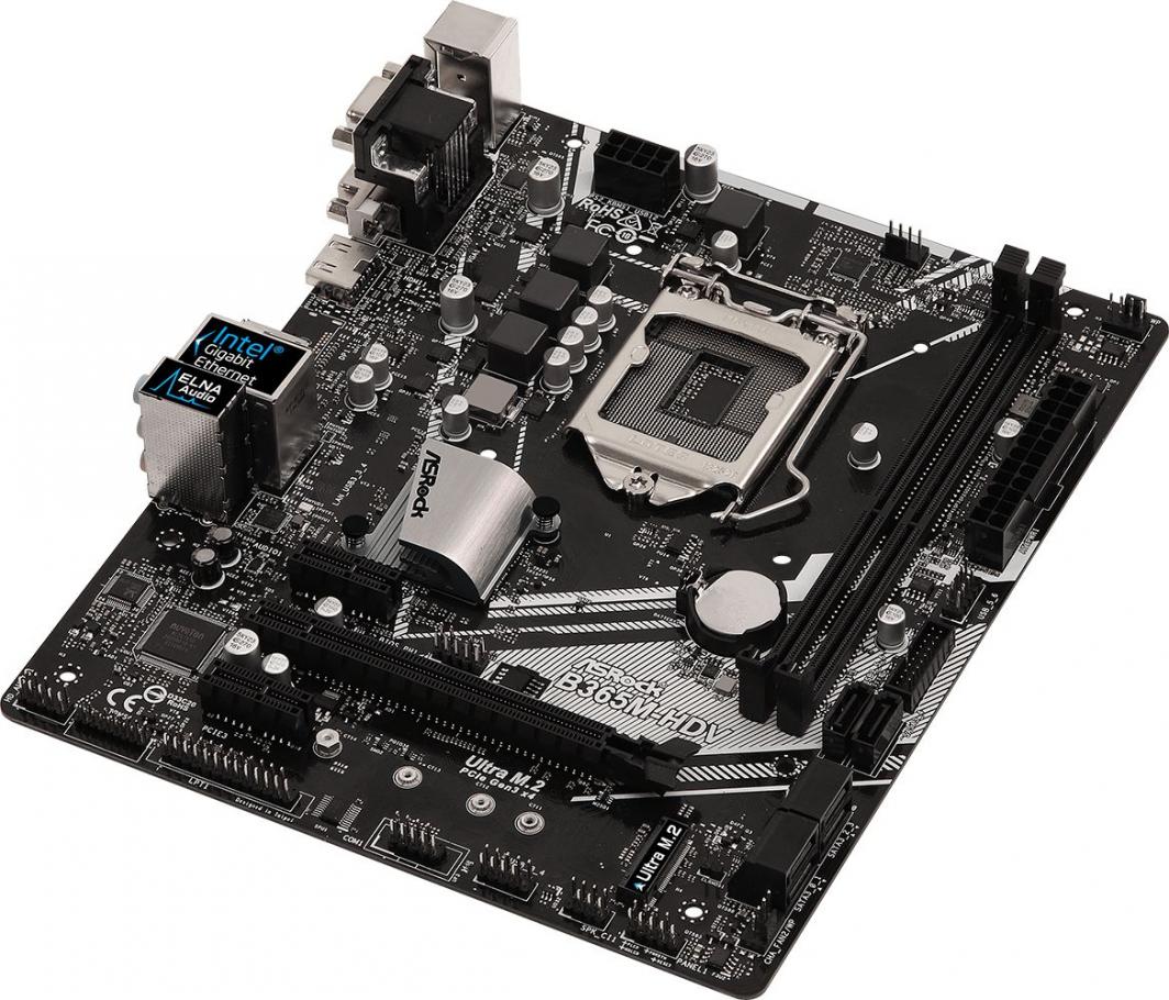 Asrock b365m hdv схема подключения