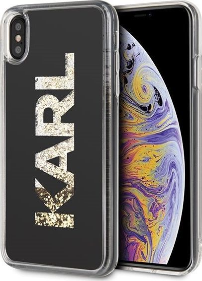 Karl Lagerfeld Etui KLHCI65KAGBK iPhone XS Max czarne 1