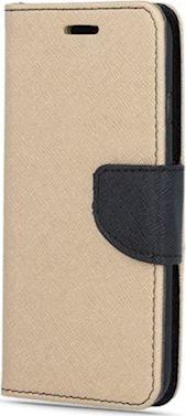 TelForceOne Pokrowiec Smart Fancy do Samsung A20e (SM-A202F) złoto-czarny 1