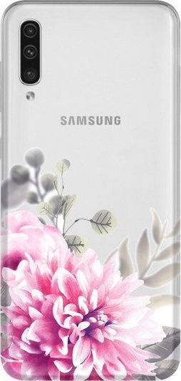 CaseGadget Nakładka do Samsung Galaxy A50 jasne kwiaty 1