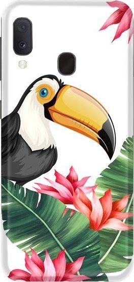 CaseGadget Nakładka do Samsung Galaxy A20e tukan i liście 1