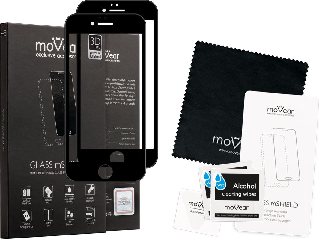 moVear Szkło hartowane MATOWE moVear 3D PRO iPhone 6s Plus 5.5 na Cały Ekran Standard 1