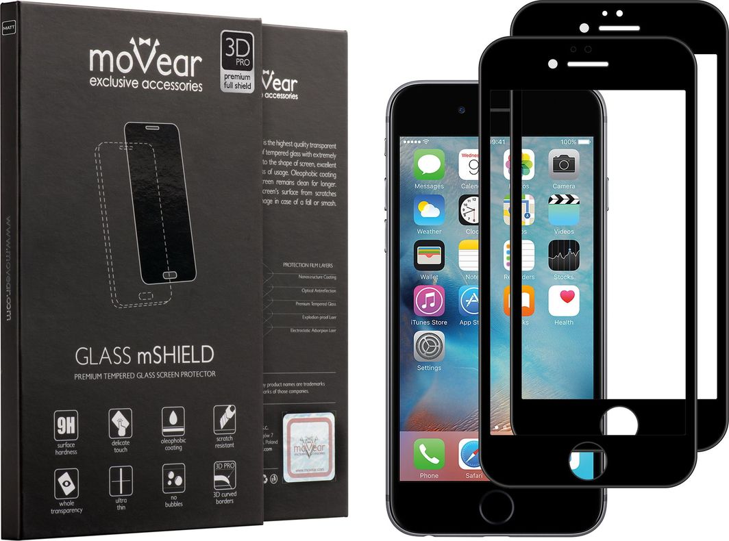 moVear Szkło hartowane MATOWE moVear 3D PRO iPhone 8 Plus 5.5 na Cały Ekran Standard 1
