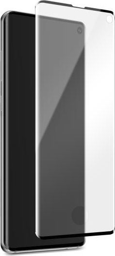Puro PURO Premium Full Edge Tempered Glass Case Friendly - Szkło ochronne hartowane na ekran Samsung Galaxy S10 (czarna ramka) 1