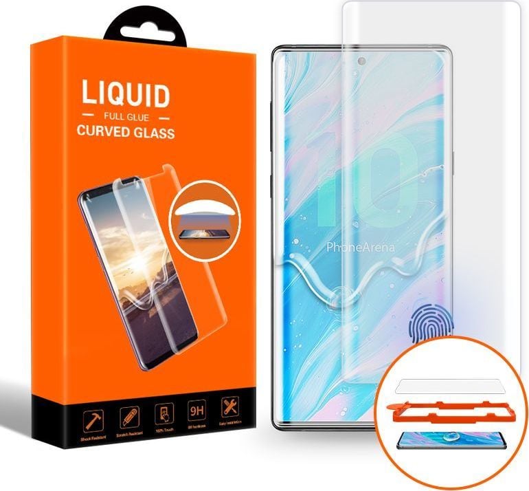 T-Max SZKŁO HARTOWANE T-MAX UV GLASS REPLACEMENT GALAXY NOTE 10+ PLUS CLEAR 1