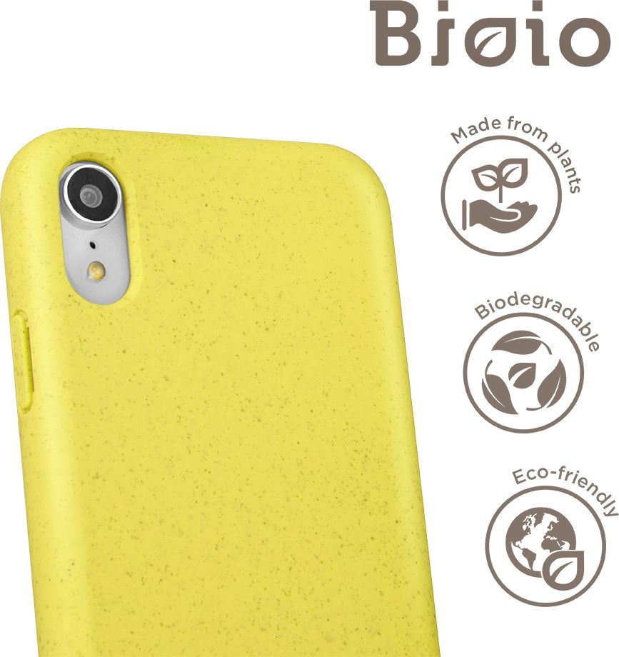 TelForceOne Forever Nakładka Bioio do iPhone XS Max żółta 1