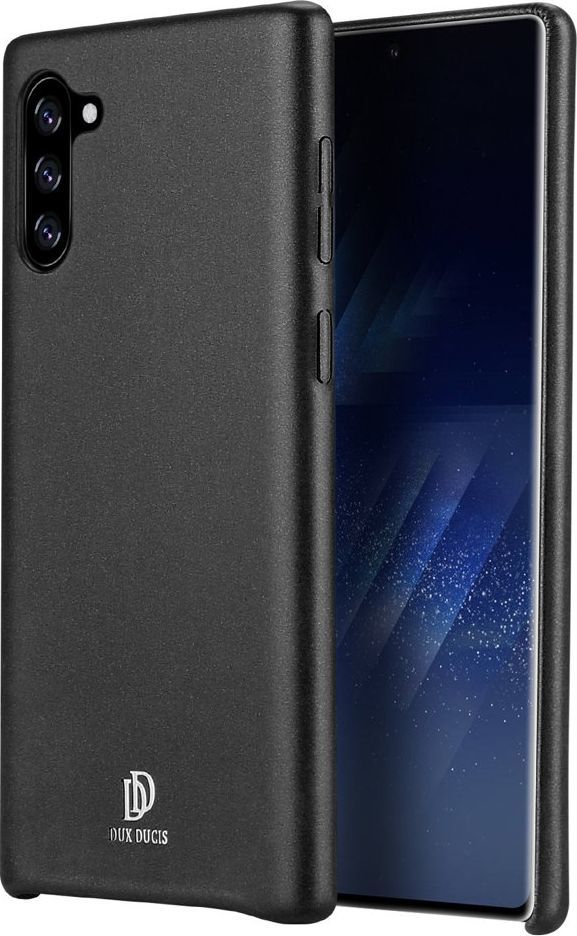 Dux Ducis Dux Ducis Skin Lite Case Etui Pokrowiec Ze Skóry Ekologicznej Samsung Note 10 Czarny 1