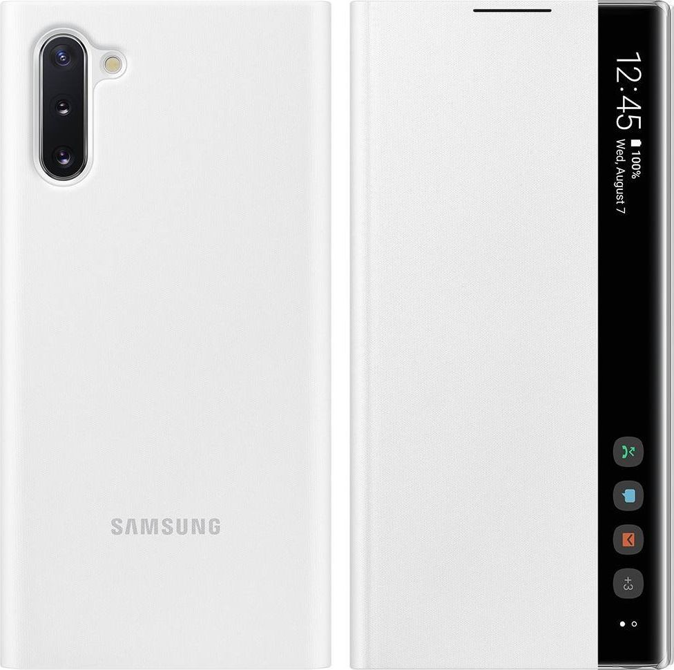 Samsung Samsung Clear View Standing Cover Futerał Etui Z Inteligentną Klapką Samsung Galaxy Note 10 Biały (ef-zn970cwegww) 1