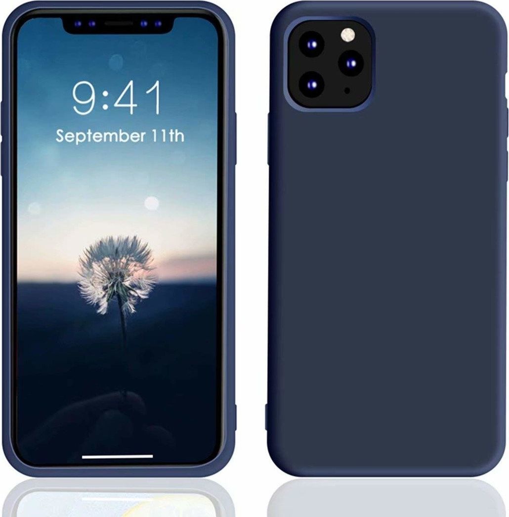 TelForceOne Nakładka Matt TPU do iPhone 11 Pro ciemnoniebieska 1