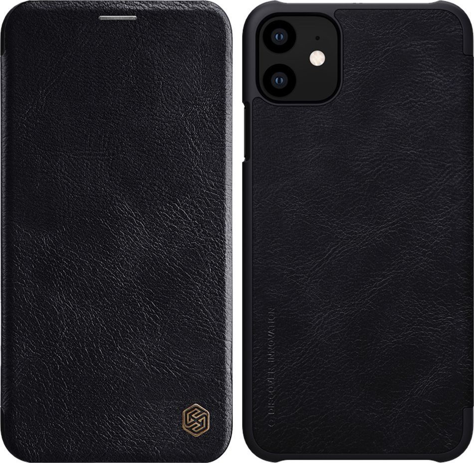 Nillkin Etui Nillkin QIN Apple iPhone 11 6.1 - Black uniwersalny 1