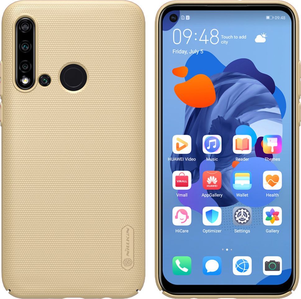 Nillkin Etui Nillkin Frosted Honor P20 Lite 2019 - Gold uniwersalny 1