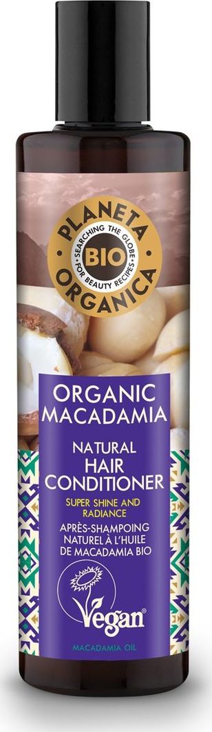 EOLAB Planeta Organica Macadamia Balsam do włosów matowych i suchych 280ml 1