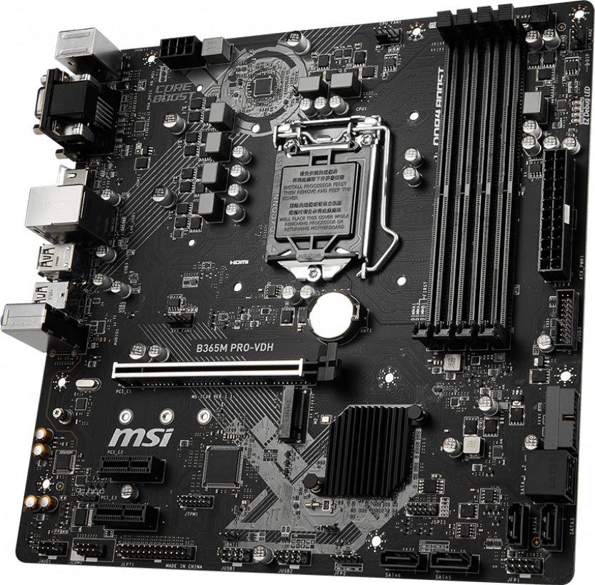 Msi b365m pro vdh совместимость процессоров