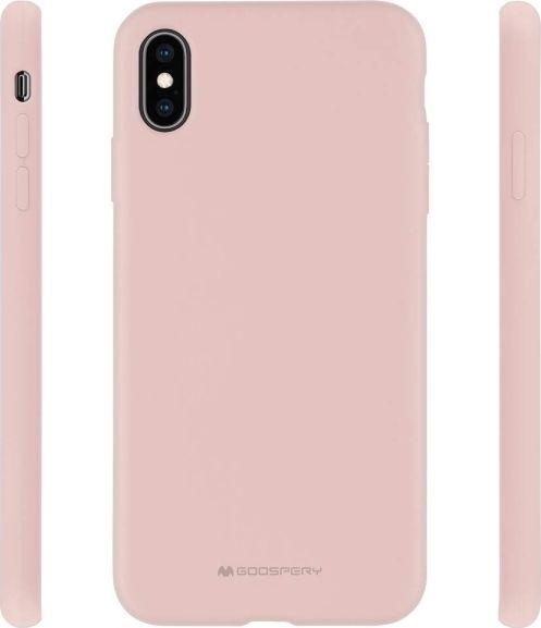 Mercury Silicone iPhone Xs Max różowo- piaskowy/pink sand 1
