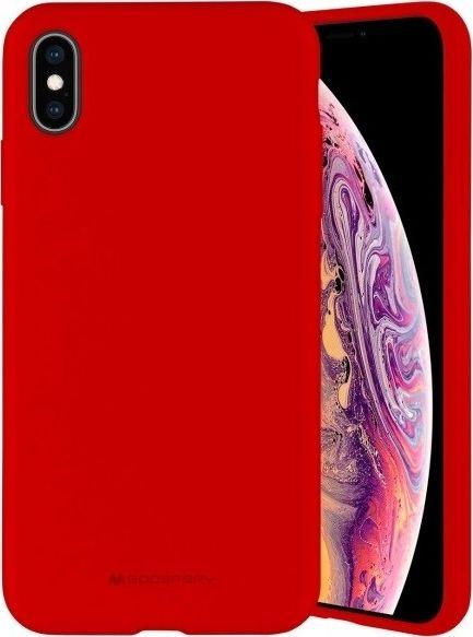 Mercury Nakładka Silicone do Apple iPhone Xs Max czerwona 1