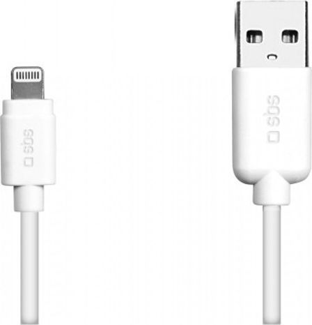 Kabel USB Step by Step USB-A - Lightning 3 m Biały 1