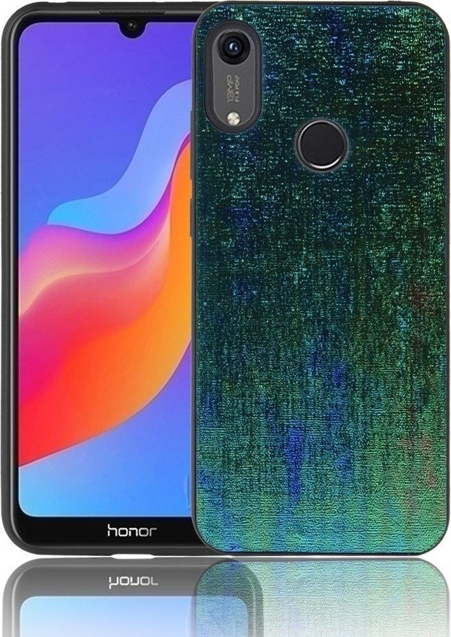Etui Slim case Art skórzane HUAWEI HONOR 8A / Y6 2019 zielone uniwersalny 1