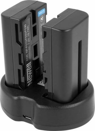 Ładowarka do aparatu Newell Zestaw ładowarka dwukanałowa Newell SDC-USB i dwa akumulatory NP-F570 1