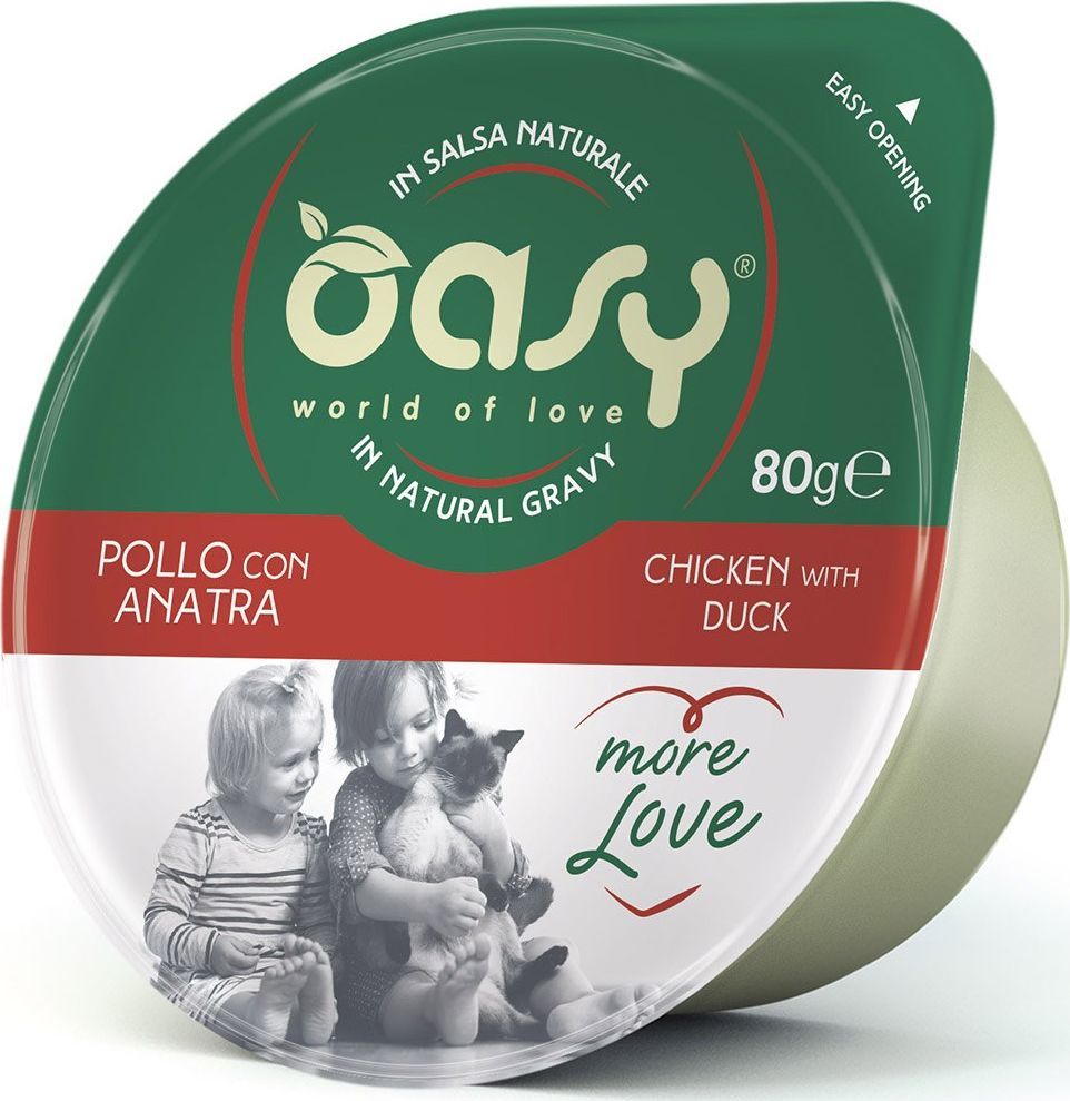 Oasy Oasy Kot More Love Cup Kurczak i kaczka kubek 70g 1