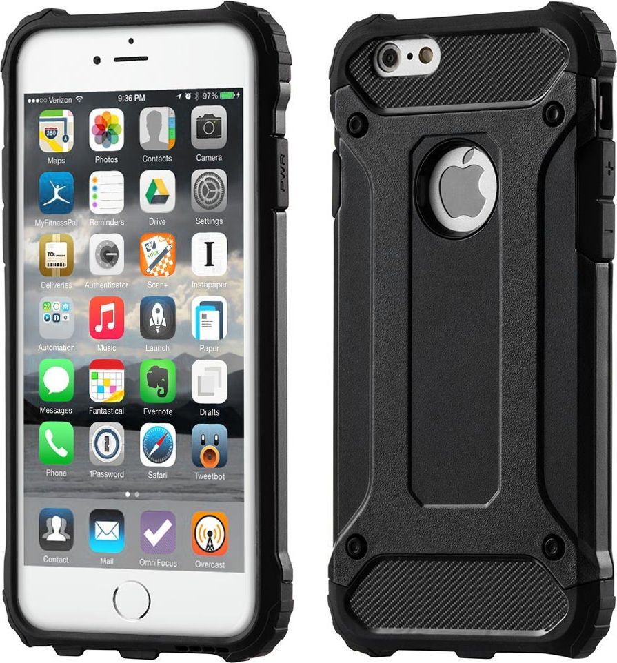 Hurtel Hybrid Armor pancerne hybrydowe etui pokrowiec iPhone 11 czarny uniwersalny 1