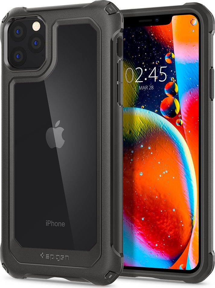 Spigen SPIGEN GAUNTLET IPHONE 11 PRO MAX GUNMETAL uniwersalny 1