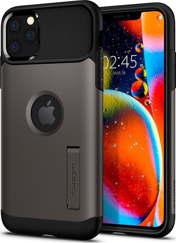Spigen SPIGEN SLIM ARMOR IPHONE 11 PRO GUNMETAL uniwersalny 1