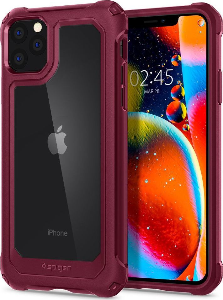 Spigen SPIGEN GAUNTLET IPHONE 11 PRO MAX IRON RED uniwersalny 1