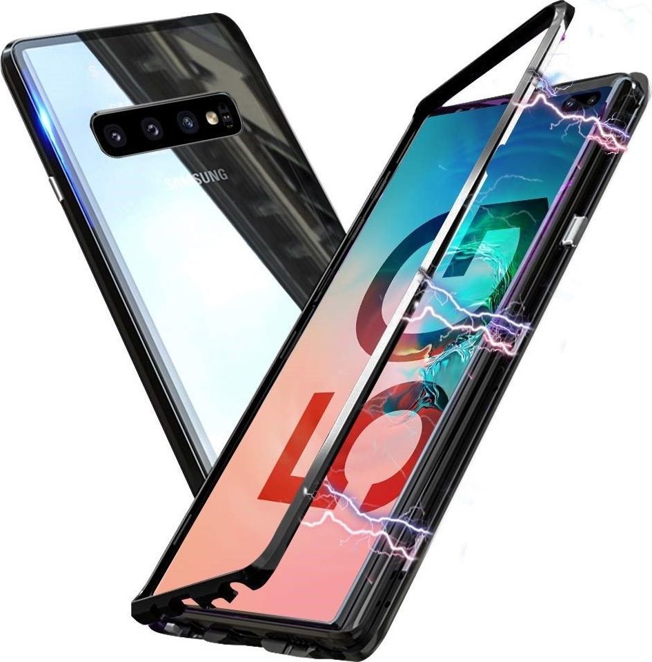 Etui Magnetic 3w1 360 Galaxy Note 10+ czarne 1