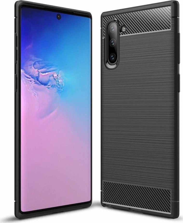 Etui Pancerne Carbon SAMSUNG GALAXY NOTE 10 czarne uniwersalny 1