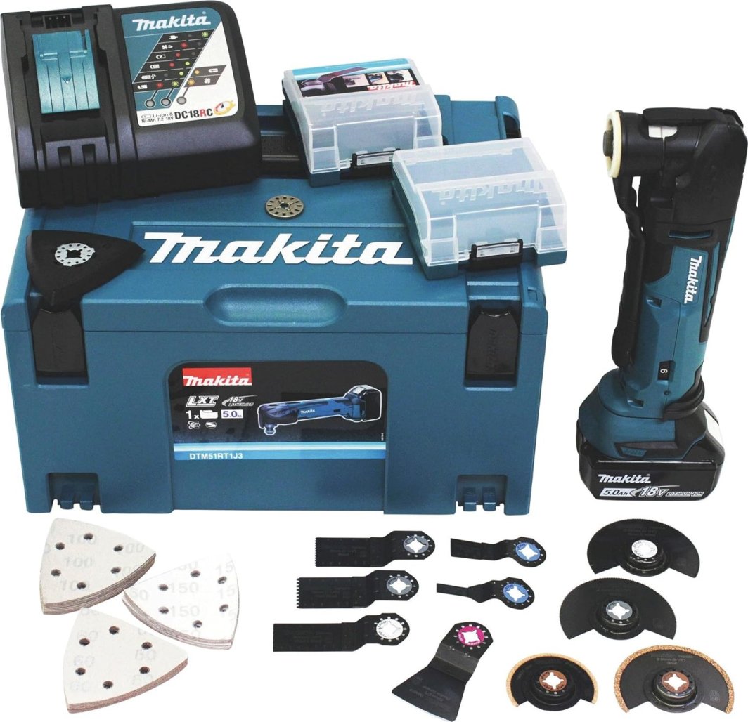 Makita Narzędzie wielofunkcyjne DTM51RT1J3 18V 1