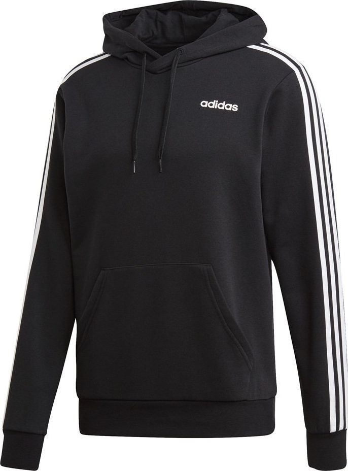 Adidas Bluza męska Essentials 3 Stripes Pullover French Terry czarna r. M (DU0498) 1