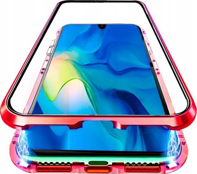Etui Magnetyczne Front+Back Note 10 Red 1