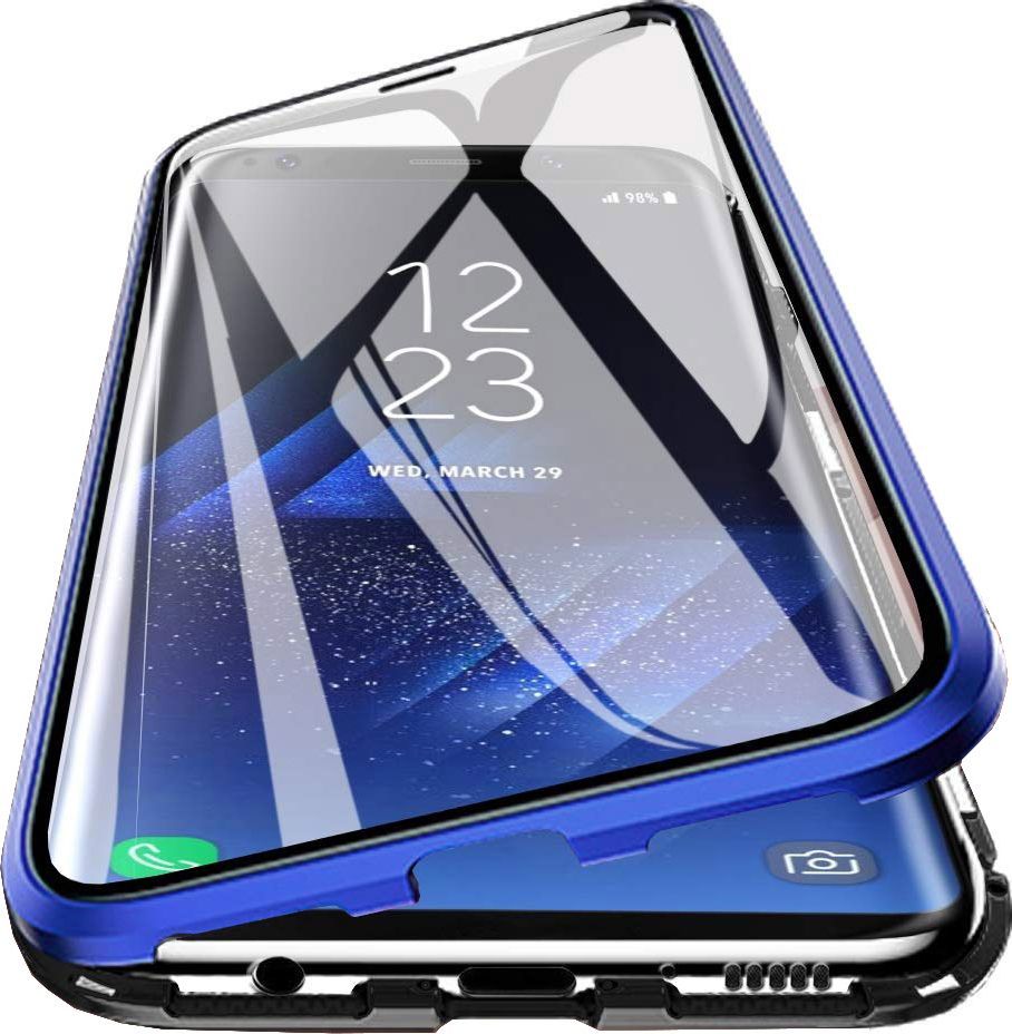Etui Magnetyczne Front+Back Galaxy S10 Blue 1