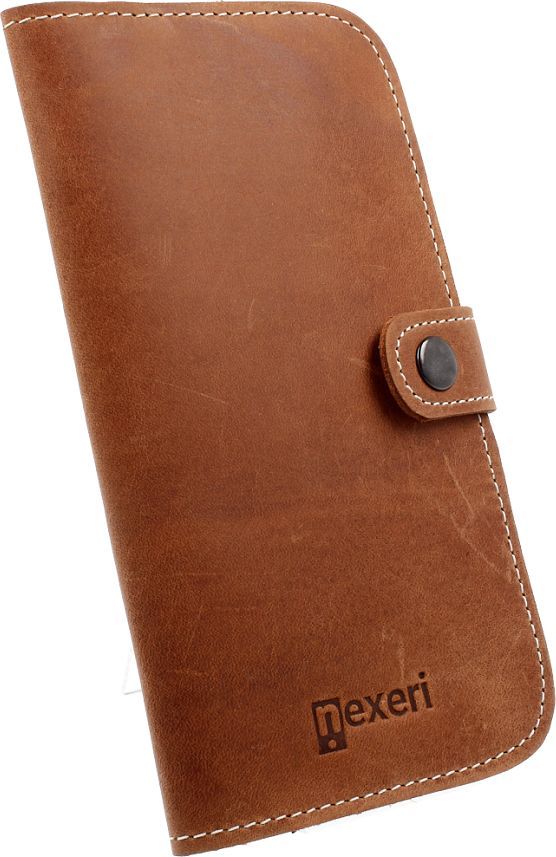 Nexeri Etui Wallet Leather XXL GALAXY A70 brązowe 1