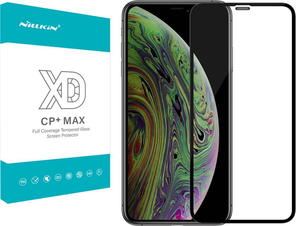 Nillkin Szkło hartowane Nillkin XD CP+ MAX Apple iPhone 11 6.1 - Black uniwersalny 1