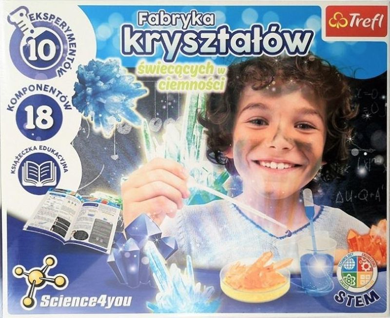 Trefl Fabryka Kryształów Świecących w Ciemności Science 4 You 1
