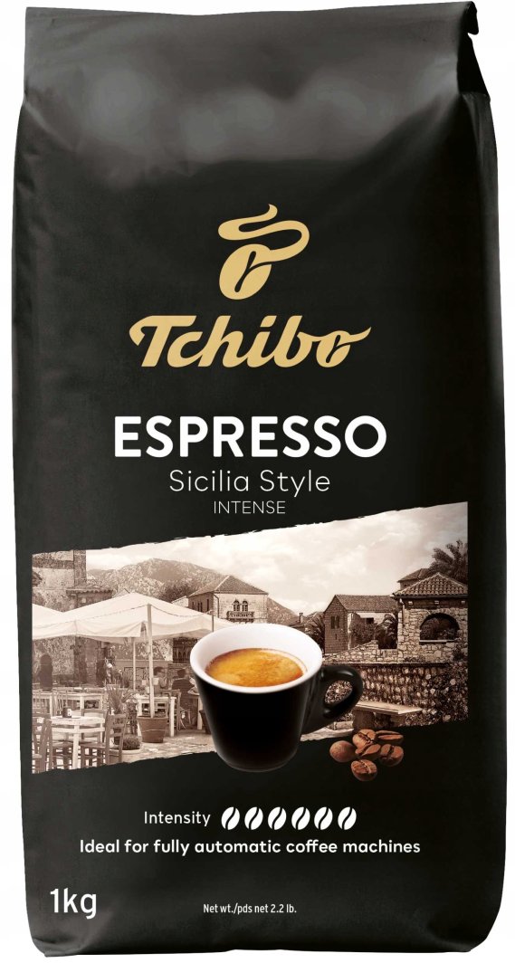 Kawa ziarnista Tchibo Espresso Sicilia Style Intense Roast 1 kg 1
