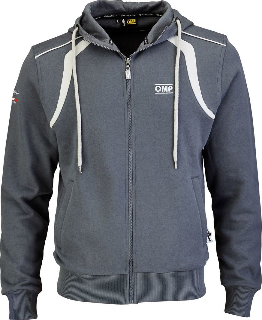 OMP Racing Bluza męska Spirit szara r. S 1