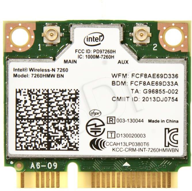 Karta sieciowa Intel 7260 (7260.HMWBNWB 928687) 1