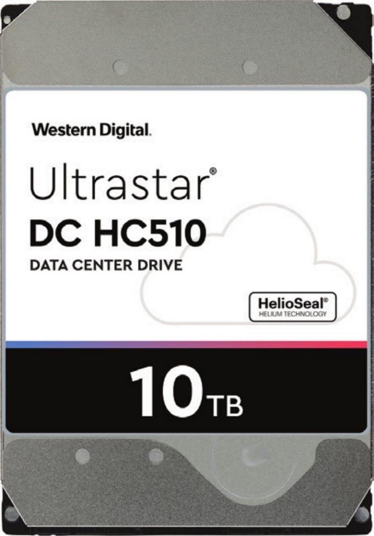 Dysk serwerowy WD Ultrastar DC HC510 10 TB 3.5'' SAS-3 (12Gb/s)  (0F27354) 1