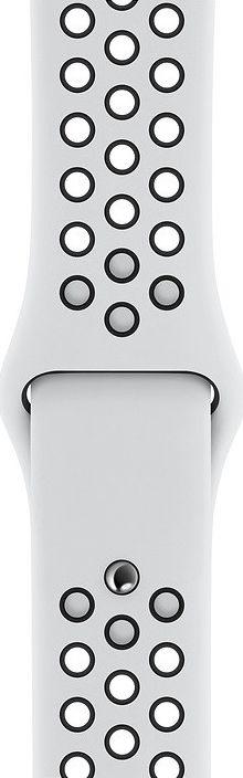 Apple Pasek sportowy Nike w kolorze czystej platyny/czarnym do koperty 40 mm - S/M i M/L-MX8D2ZM/A 1